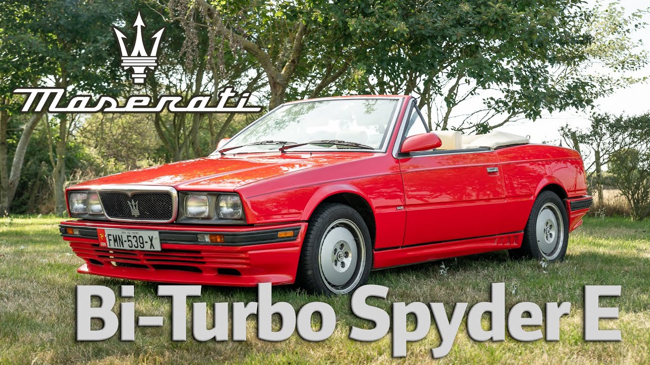 1991 Maserati Bi Turbo Spyder - Coachwork by Zagato - YouTube