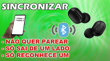 Como sincronizar fones de ouvido Bluetooth