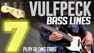 7 Amazing VULFPECK BASS LINES /// Play Along Tabs chords