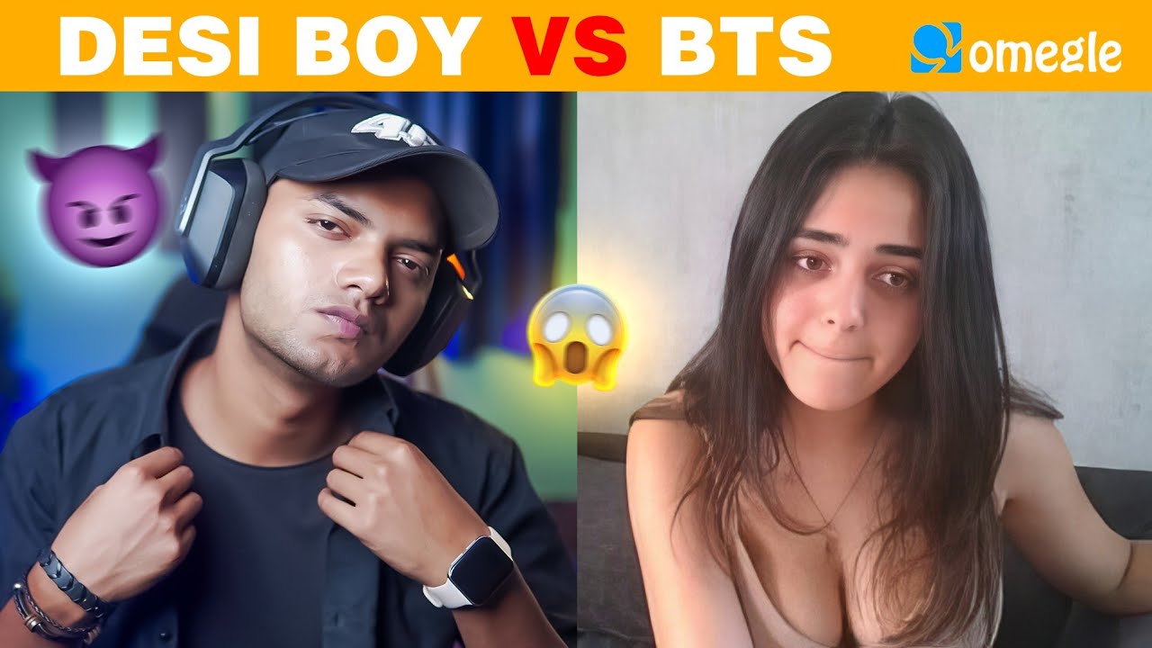 BTS GIRLS VS DESI BOY ON OMEGLE😈| ROASTING FAKE  BTS  ON OMEGLE🔥