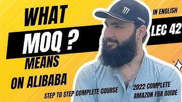 What is MOQ on Alibaba | How to Negotiate a Minimum Order Quantity (MOQ) with  Suppliers for Amazon