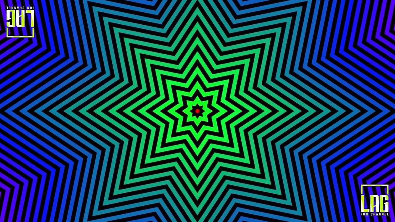 Colored Waves Optical Illusions