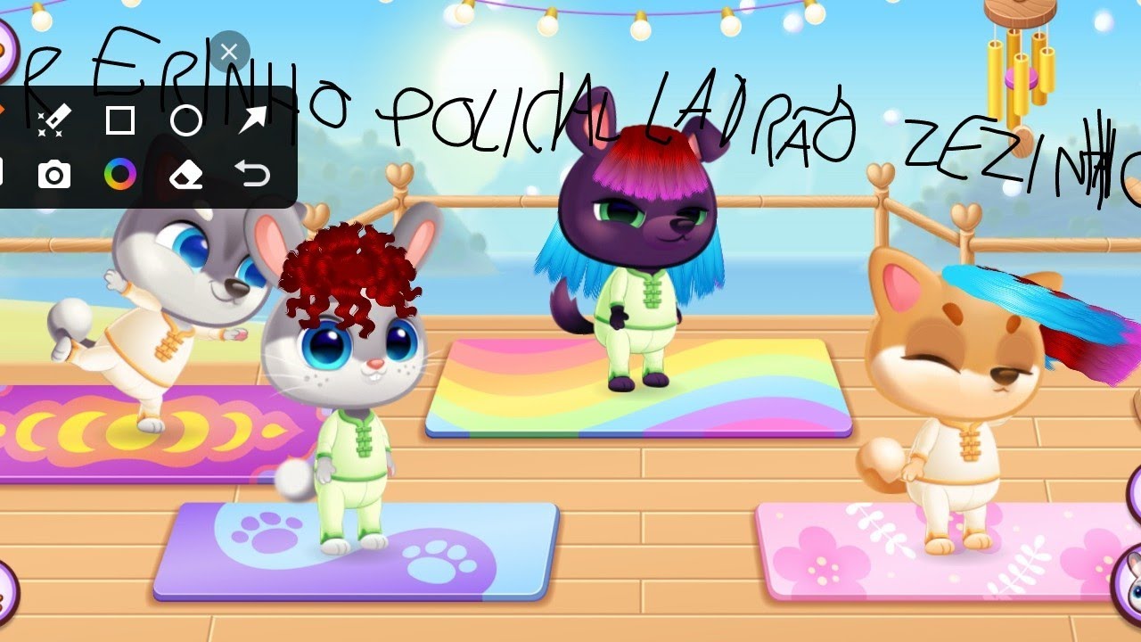 Conhecendo personagens parte 2 👮‍♂️🐶🐩😈