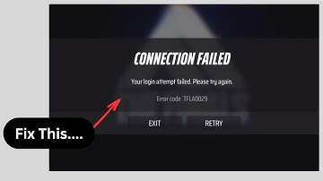 The finals: Connection Failed Error code TFLA0029 - Easy fix