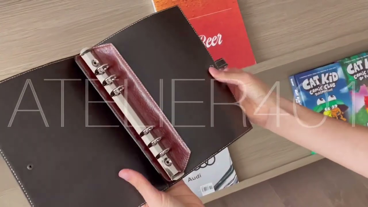 Leather binder