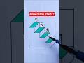 How many stairs? #art #drawing #youtubeshorts