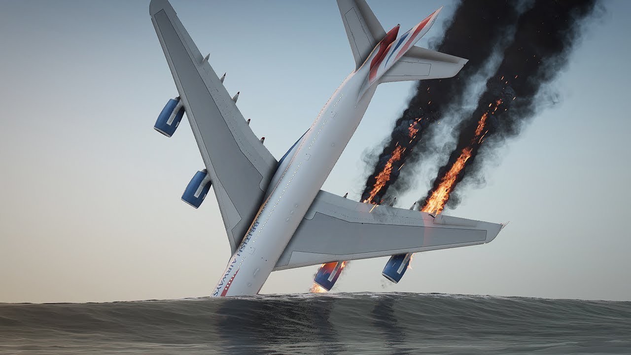 US Air Force a350 At SPEED of 99999 kmph engine failure & explosion ...