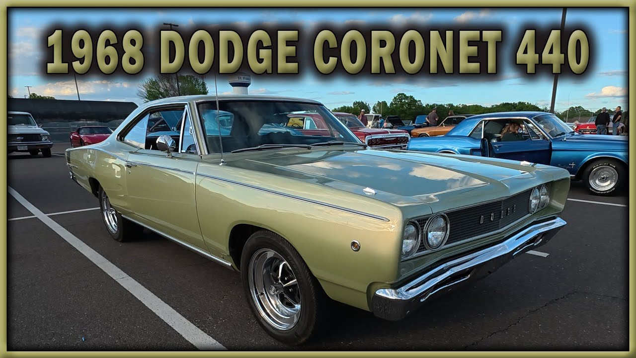 1968 Dodge Coronet 440 at St Francis Classic Car Show