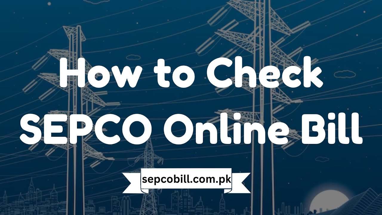 How to check sepco online bill