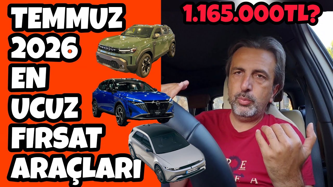 TEMMUZ 2026 EN UCUZ FIRSAT OTOMOBİLLERİ | 20 ADET FİYAT FAYDA ARACI