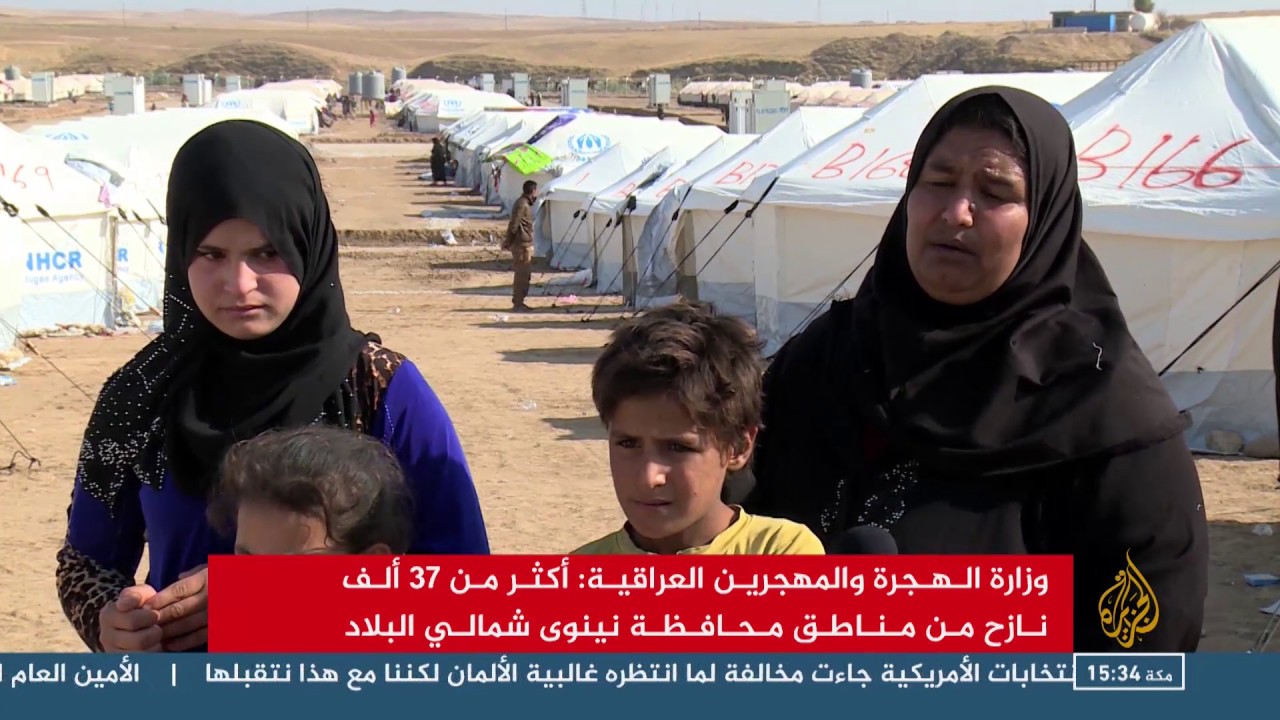 أكثر من 37 ألف نازح مع اشتداد معركة الموصل