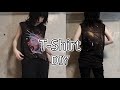 「DIY」半袖Tシャツをノースリーブにリメイクしてみます・ブリーチ加工・remake T-shirt