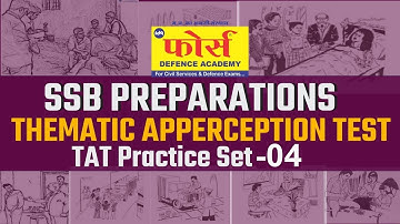 TAT PRACTICE SET - 4 || SSB PREPARATIONS || FDA || Thematic Aperception Test|| SSB WORLD