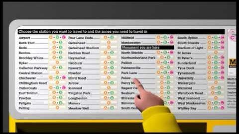 How To Use Tyne and Wear Metro Ticket Machines