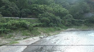 【4K】JR九州肥薩線球磨川第一橋梁　車窓
