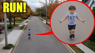 If you ever see HIM skipping rope in your Neighborhood, stay away and RUN! (it's not safe)