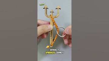 Can you remove the ring from Trident 🔱#puzzle #puzzlegame #puzzlechallenge #brainteasers