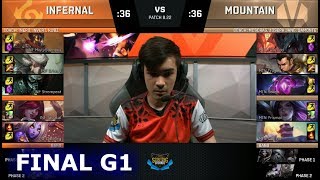 Infernal vs Mountain | Game 1 Finals NA Scouting Grounds 2018 | INF vs MTN G1