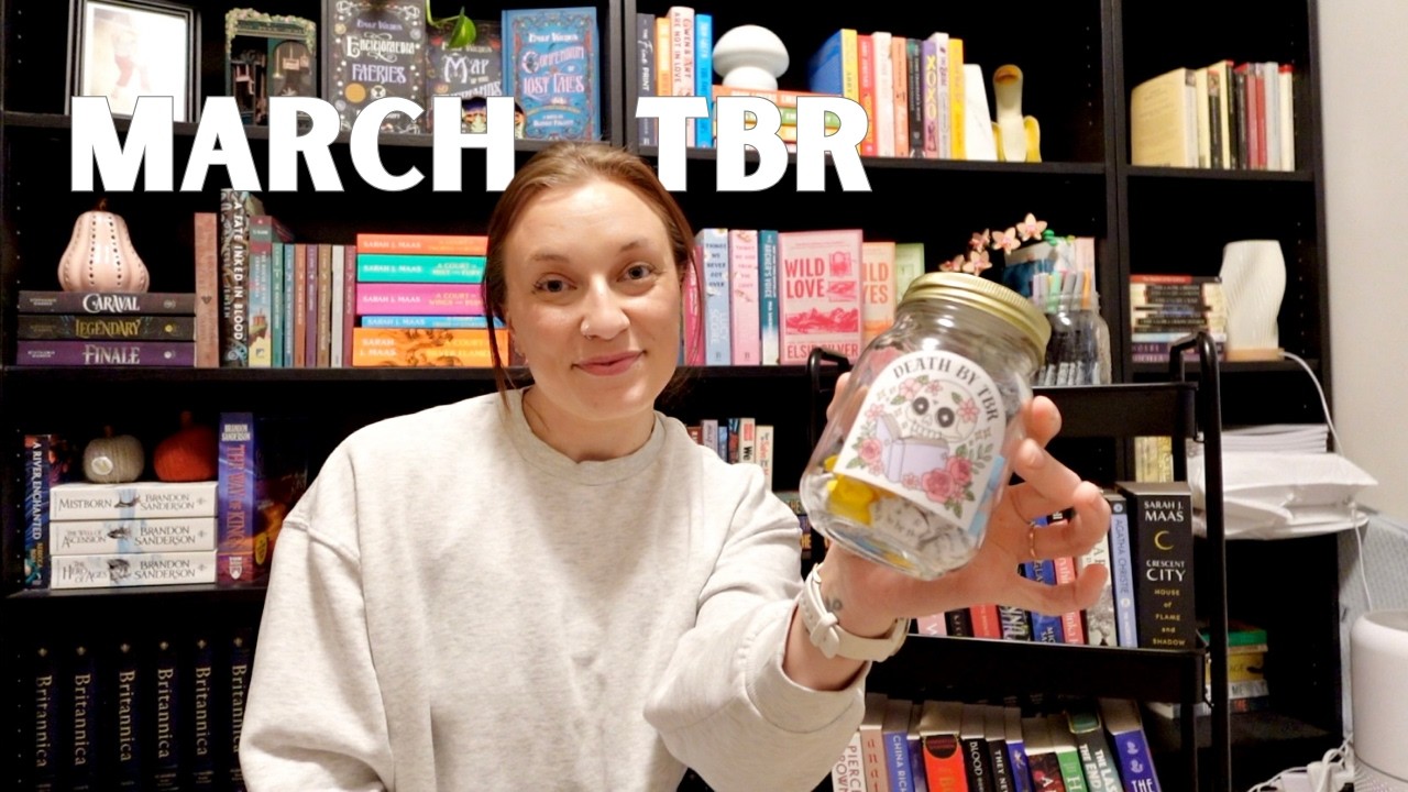 TBR prompt jar chooses my March reading list 📚🫙