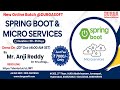SPRING BOOT & MICRO SERVICES Online Training @ DURGASOFT