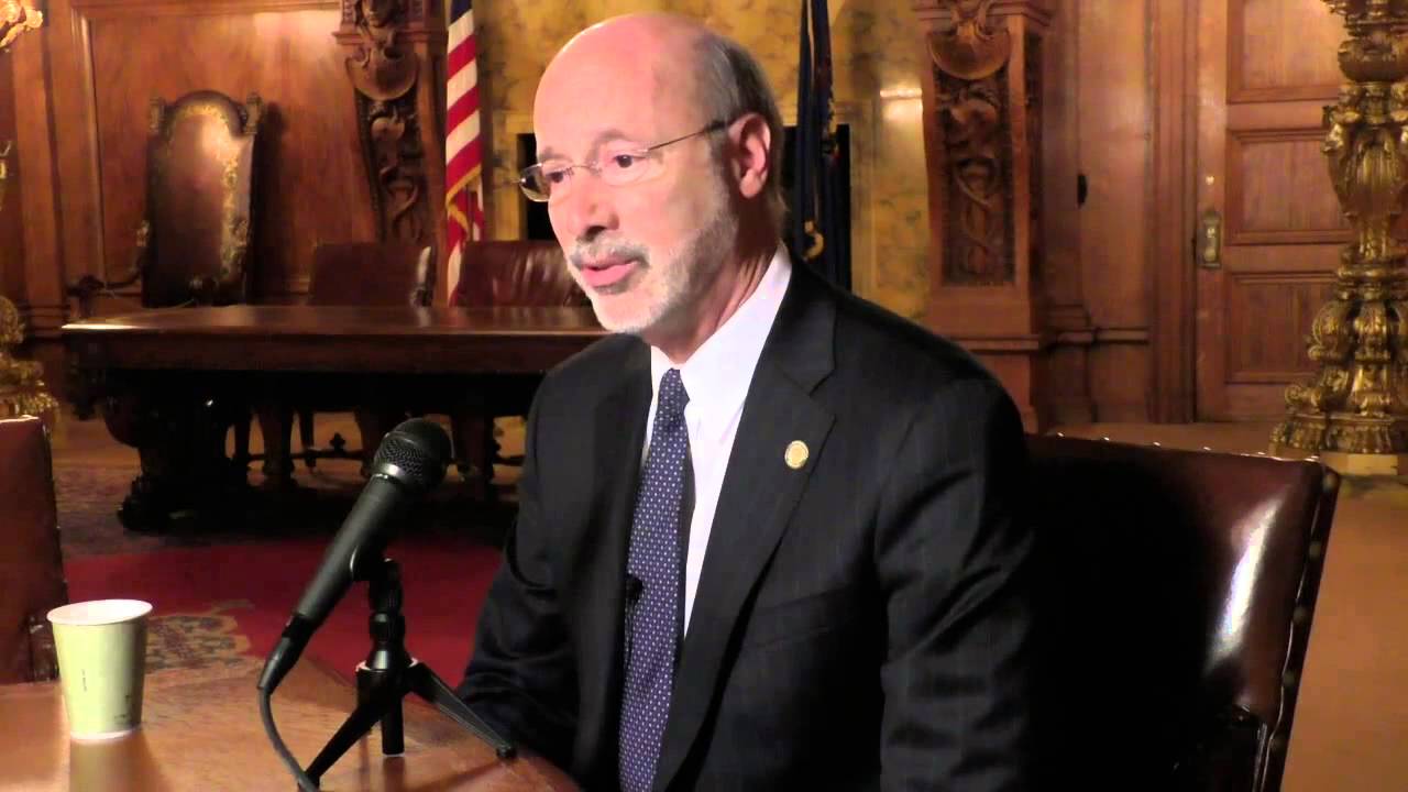 Governor Tom Wolf sits down with PennLive's Wallace McKelvey YouTube