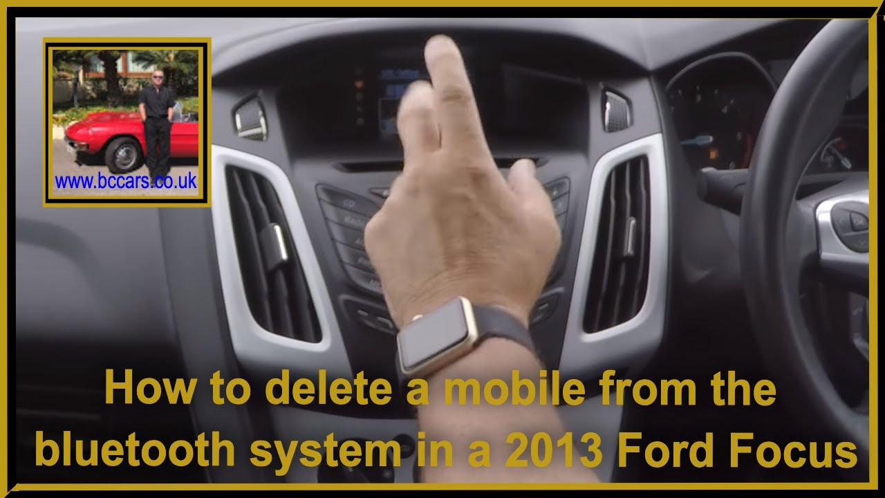 How to delete a mobile from the bluetooth system in a 2013 Ford Focus ...