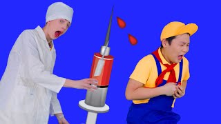 Time For a Shot \& Sick Song | Kids Funny Songs