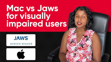 Mac vs Jaws Blind User Experience