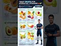 🍎 Best Fruits for Essential Vitamins | Eat Healthy Naturally 🥝