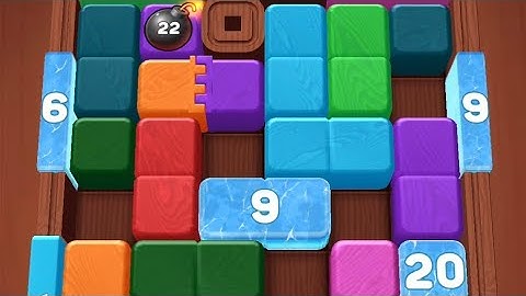 Wood Away Block Jam Level 183 Game Walkthrough Solution