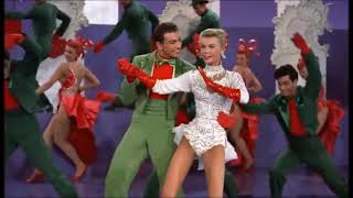 white christmas yellow dress dance Vera Ellen and John Brascia In white Christmas (1954) #oldhollywood  #scene #movies #veraellen #dance #goldenage #oldhollywoodglamour  #johnbrascia #tapdance #whitechristmas #christmas