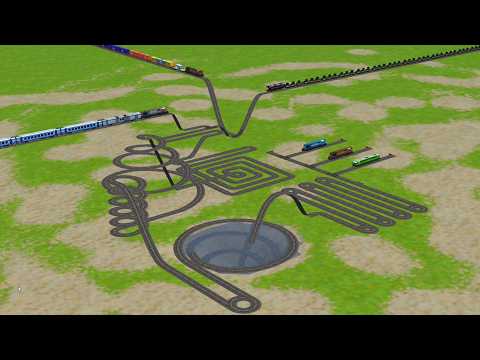 Most Dangerous Railway Maze Ever! 🚆💀Crazy Train Tracks & Deep Pit Challenge 🚂