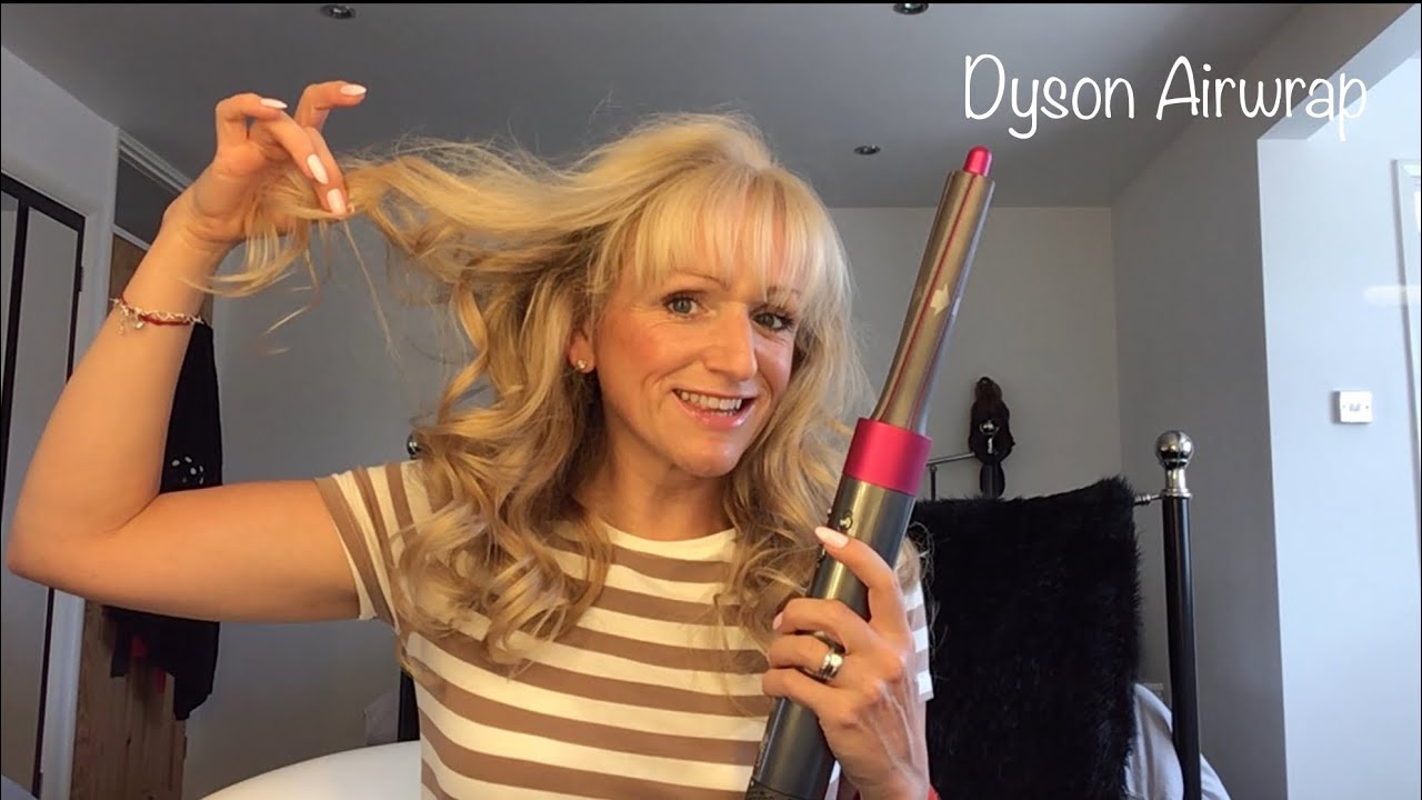 DYSON AIRWRAP Long Barrels Long Hair Tutorial Review