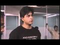 Shahrukh khan on the set of one 2 ka 4 excerpt from mumbai masala  bollywood film industry