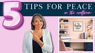 5 Craft Room Habits for LESS STRESS (Save Your Sanity & Vinyl!)