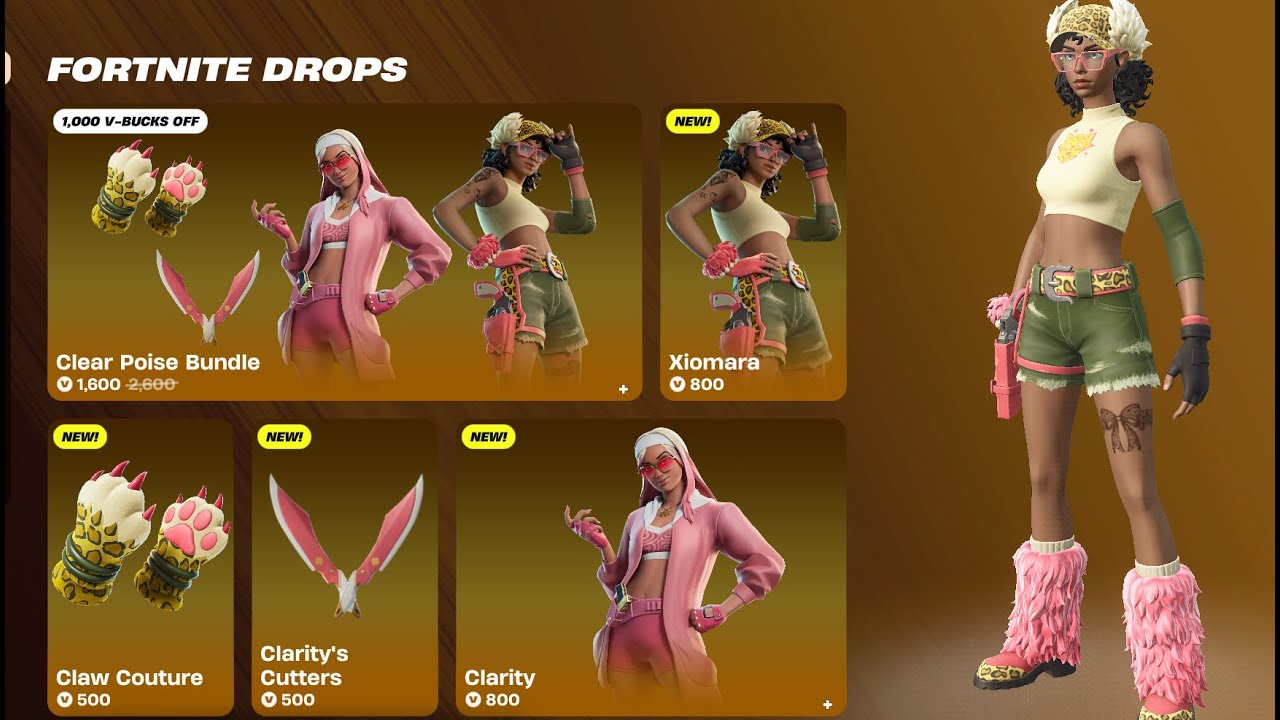 Fortnite Live Item Shop (December 15th 2025 *NEW* Clear Poise + Some Gameplay)