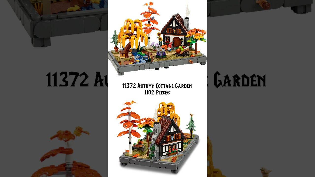 LEGO 11372 | Icons | 11372 Autumn Cottage Garden | Gardens of the