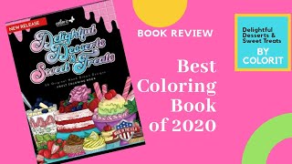 Colorit Book Review | Delightful Desserts & Sweet Treats Coloring Book