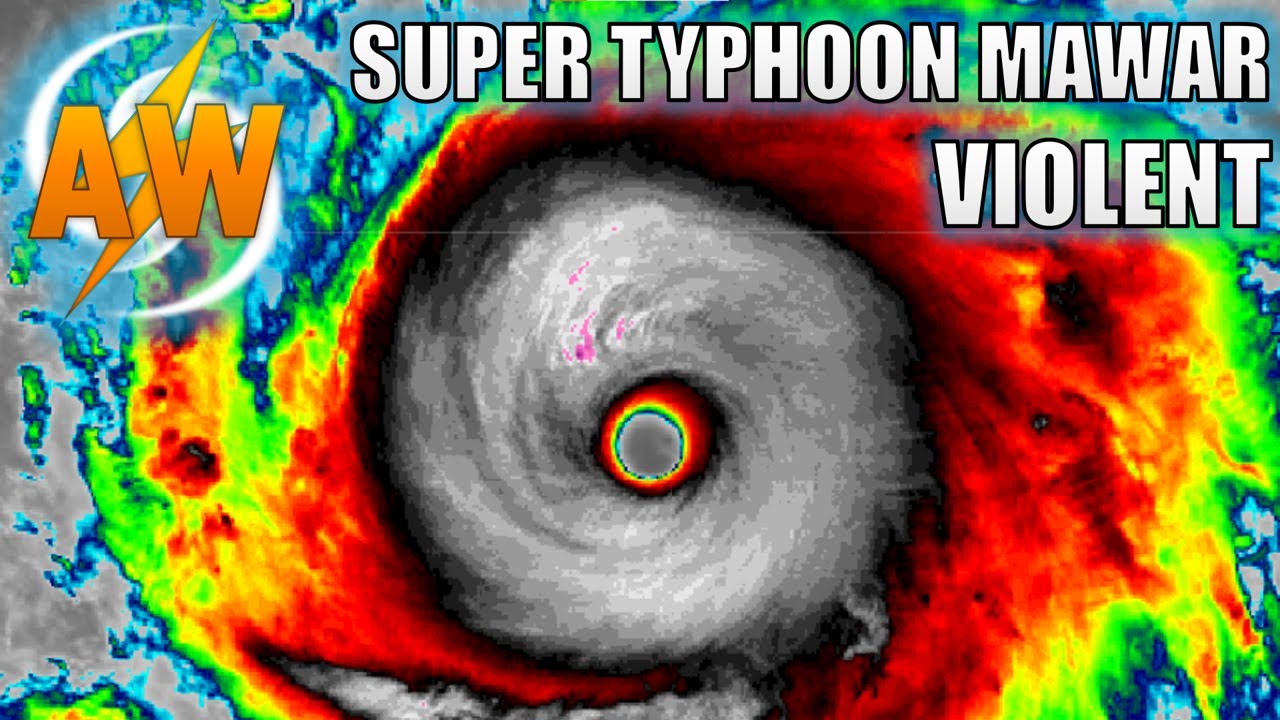 Super Typhoon Mawar Becomes The Strongest Storm in 2 Years - YouTube