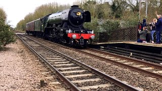 Flying Scotsman through Lincolnshire April 2019