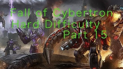 Transformers Fall of Cybertron::Hard Difficulty Walkthrough::Death from Above::Part 15 (HD)