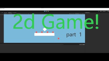 How to make a simple Game in Unity 2d. (part 1)