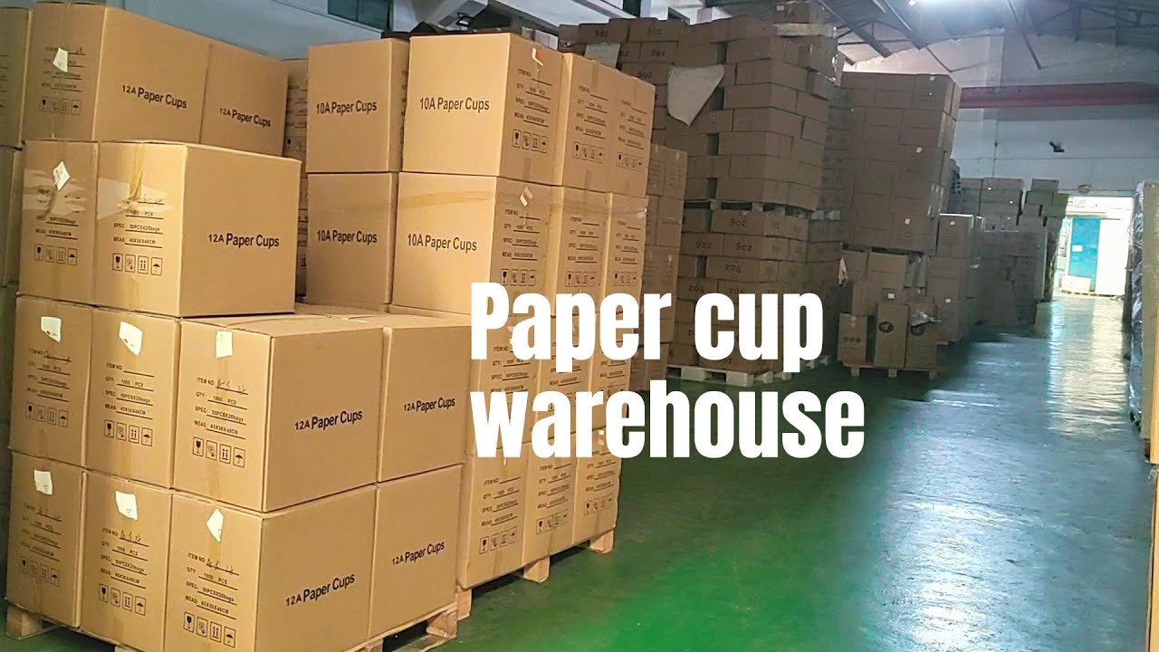 Do you want to see what our paper cup warehouse looks like? - YouTube