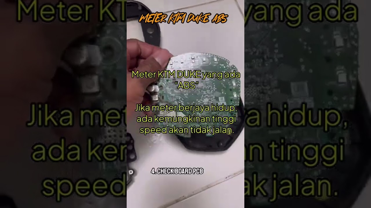 METER KTM DUKE ABS | SPEED PROBLEM