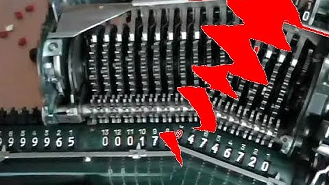 Rare mechanical calulator with automatic division (Hamann Manus)