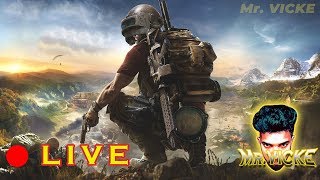 PUBG Mobile LIVE - Full Rush gameplay - Teamcode | Mr. Vicke | Tamil/English