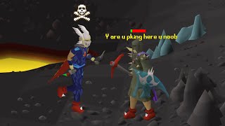 An Actual day of Pking at Rune rocks on Runescape