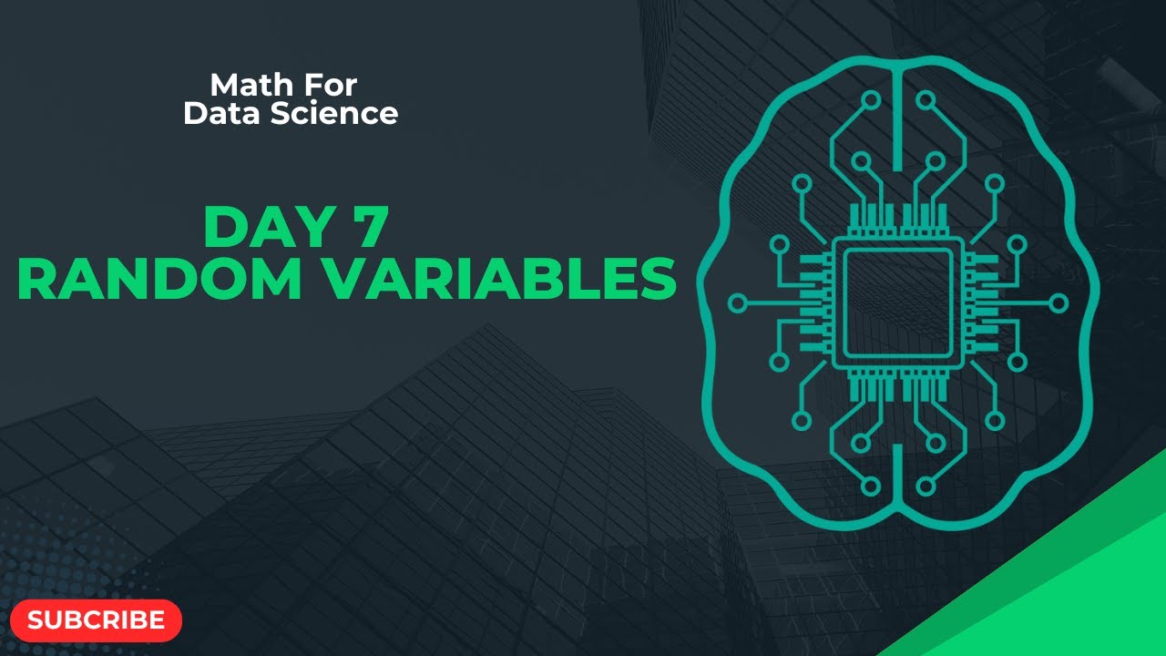 Math Day 7: Random Variables Explained – Discrete, PDF, CDF, Mean ...