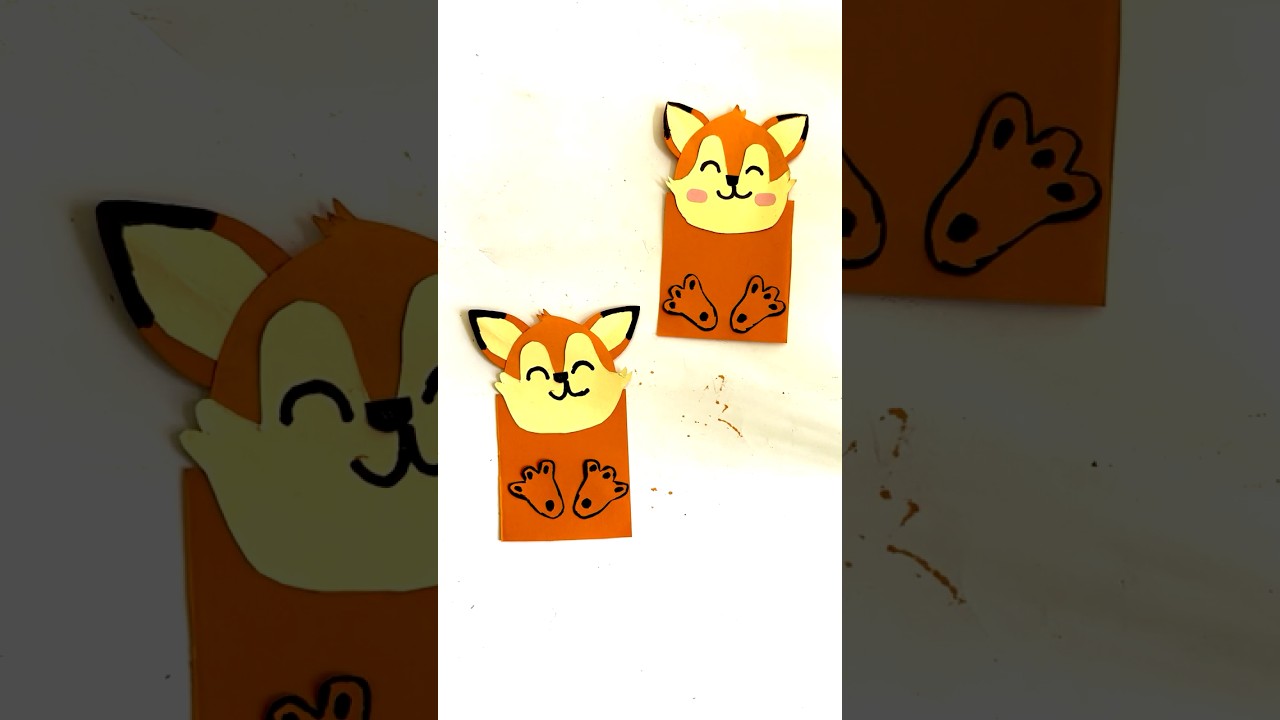 How to Fold a Paper Fox Envelope Like This 