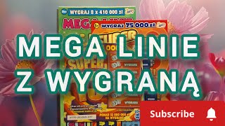MEGA LINIE SIĘ SPISAŁY TYM RAZEM 🤑🍀🌞 #lotto #zdrapki #wygrana 